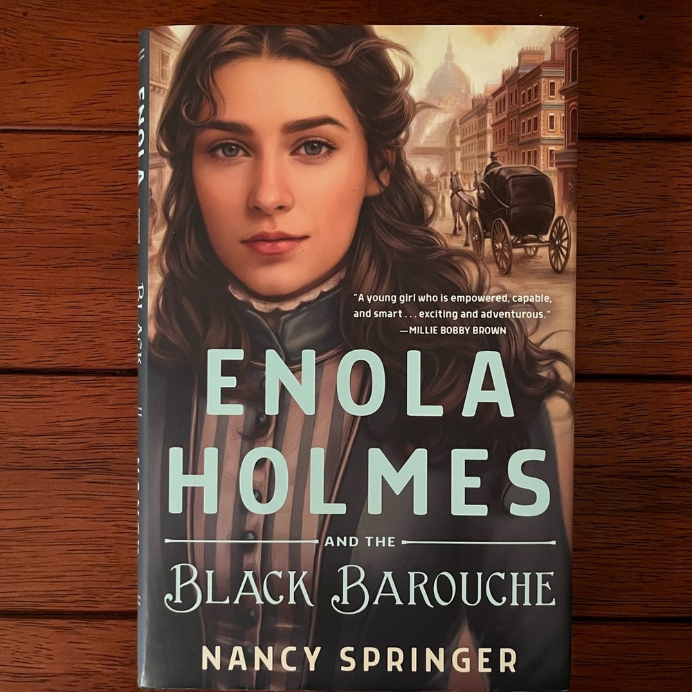 Signed Enola Holmes and the Black Barouche (See Photos/Description)